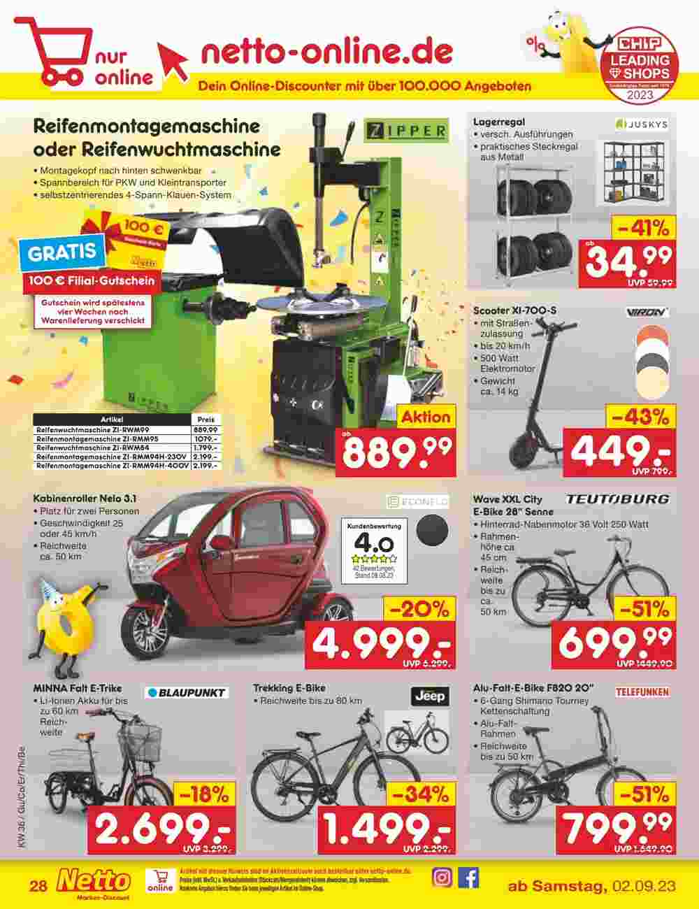 NETTO Prospekt (ab 04.09.2023) zum Blättern - Seite 28