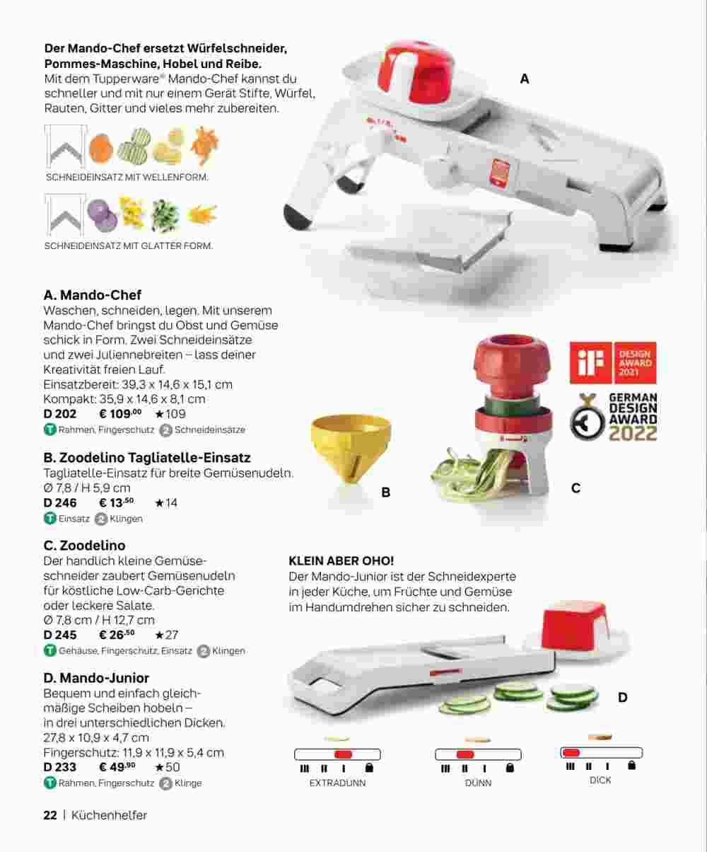 Tupperware Prospekt (ab 04.09.2023) zum Blättern - Seite 22