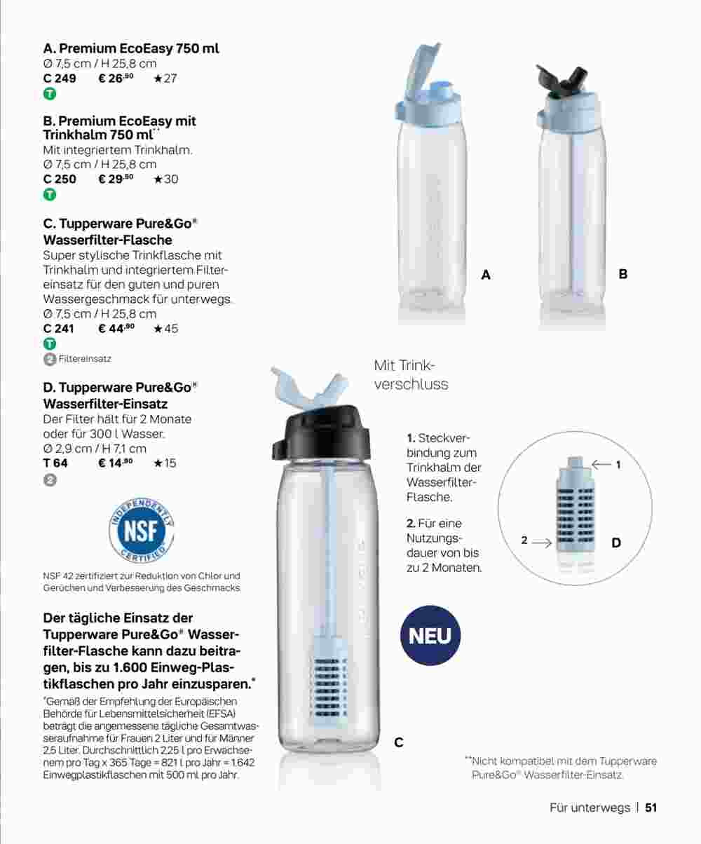 Tupperware Prospekt (ab 04.09.2023) zum Blättern - Seite 51