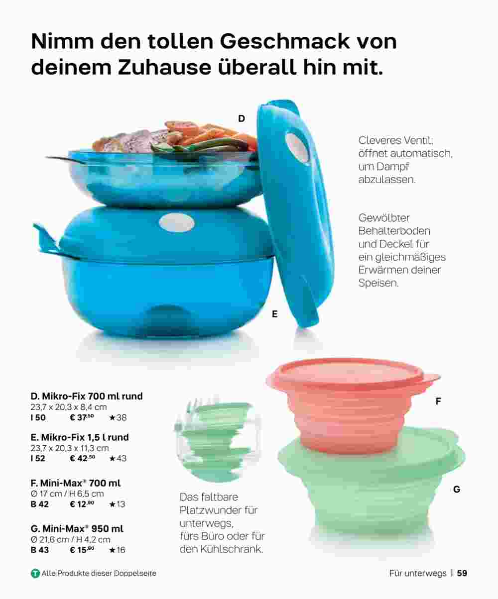 Tupperware Prospekt (ab 04.09.2023) zum Blättern - Seite 59