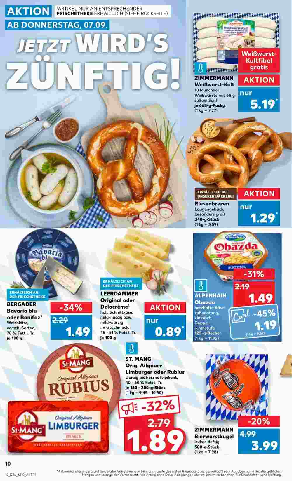 Kaufland Prospekt (ab 07.09.2023) zum Blättern - Seite 10