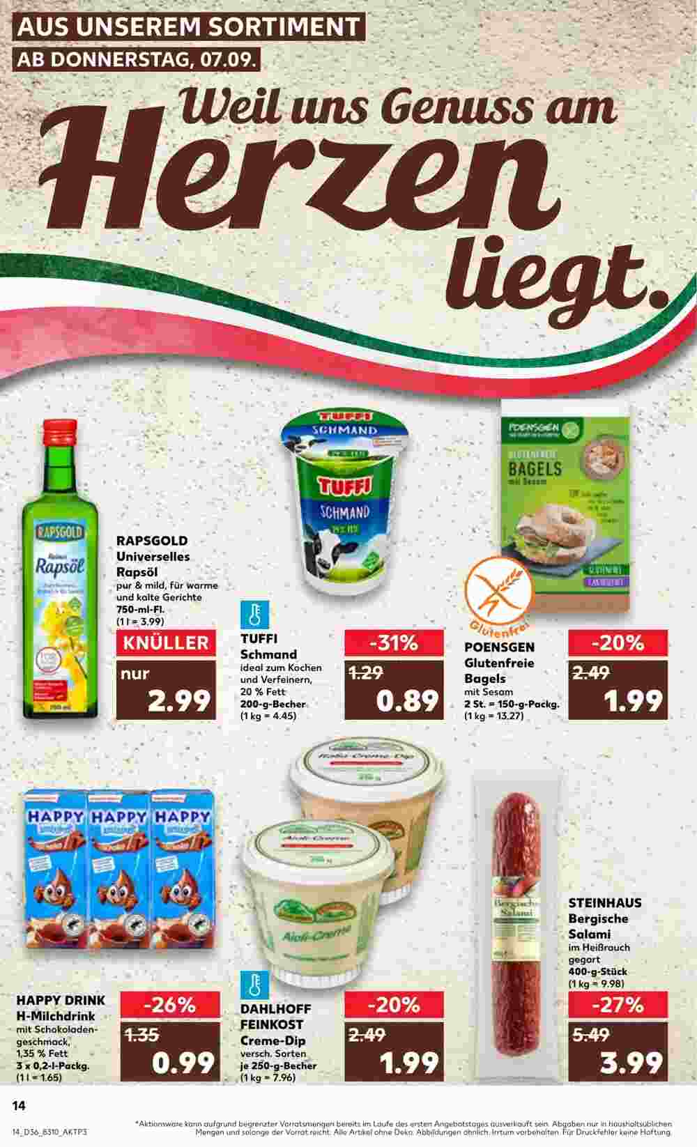 Kaufland Prospekt (ab 07.09.2023) zum Blättern - Seite 14