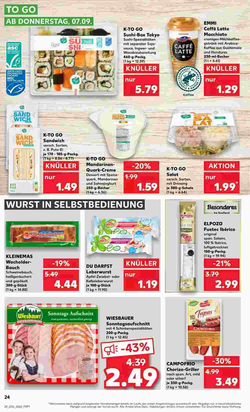 Kaufland Prospekt (ab 07.09.2023) zum Blättern - Seite 24