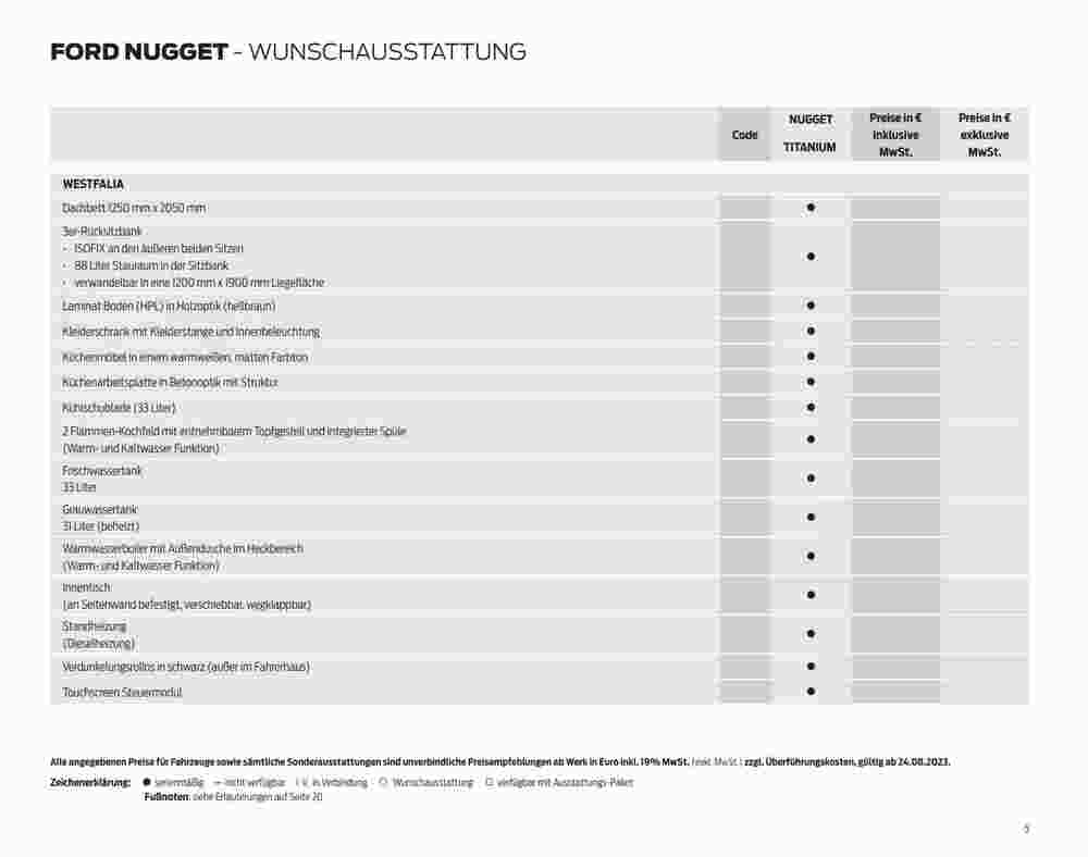 Ford Prospekt (ab 07.09.2023) zum Blättern - Seite 5