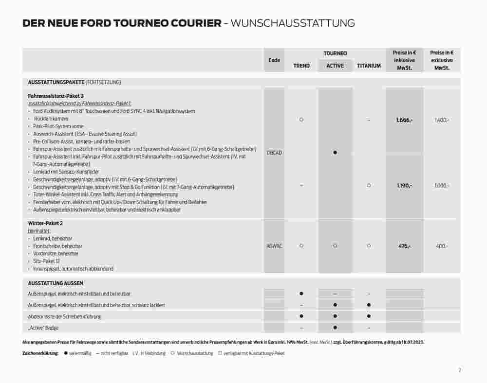 Ford Prospekt (ab 07.09.2023) zum Blättern - Seite 7