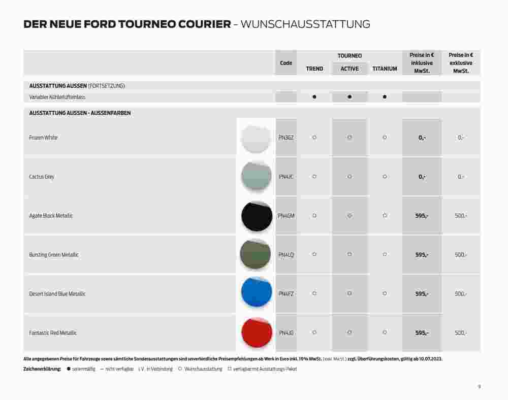 Ford Prospekt (ab 07.09.2023) zum Blättern - Seite 9