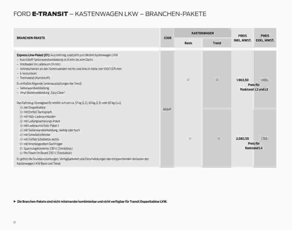 Ford Prospekt (ab 07.09.2023) zum Blättern - Seite 12