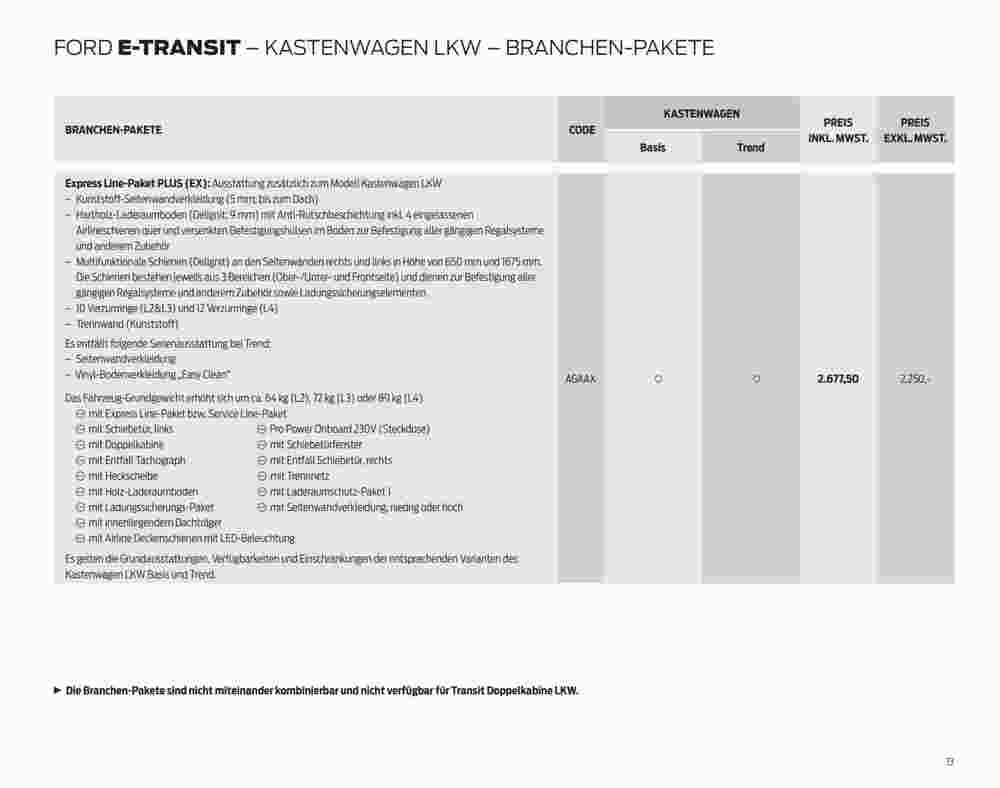 Ford Prospekt (ab 07.09.2023) zum Blättern - Seite 13