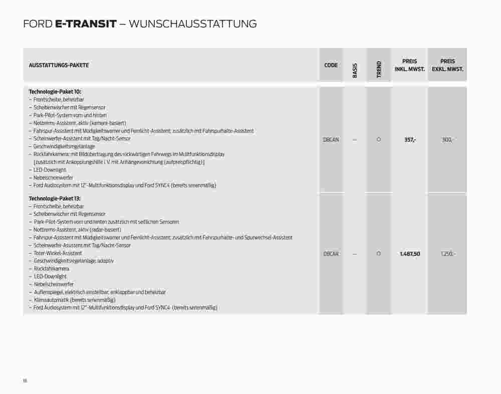 Ford Prospekt (ab 07.09.2023) zum Blättern - Seite 16