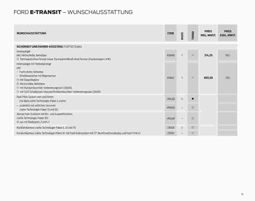 Ford Prospekt (ab 07.09.2023) zum Blättern - Seite 19