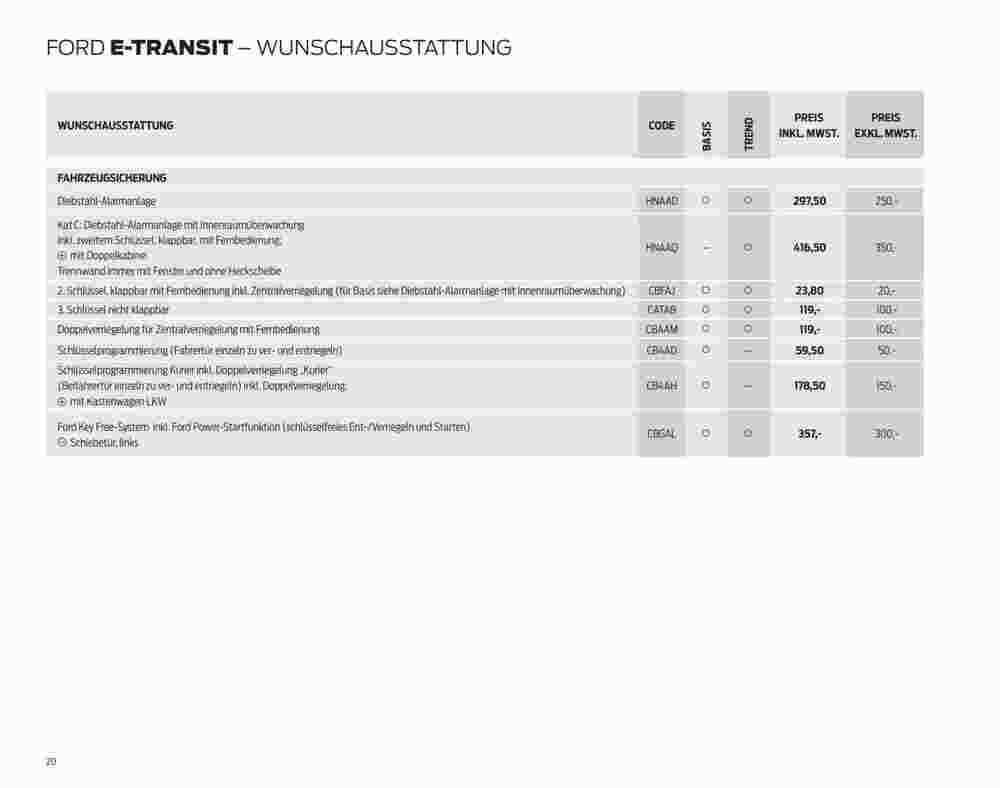 Ford Prospekt (ab 07.09.2023) zum Blättern - Seite 20