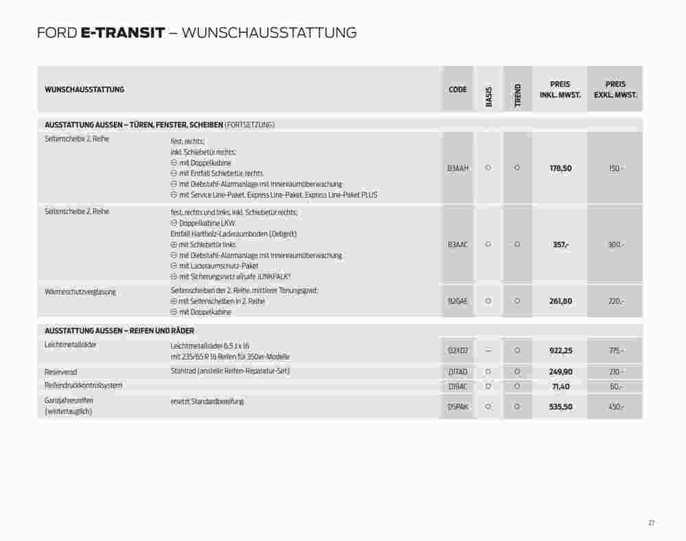 Ford Prospekt (ab 07.09.2023) zum Blättern - Seite 27