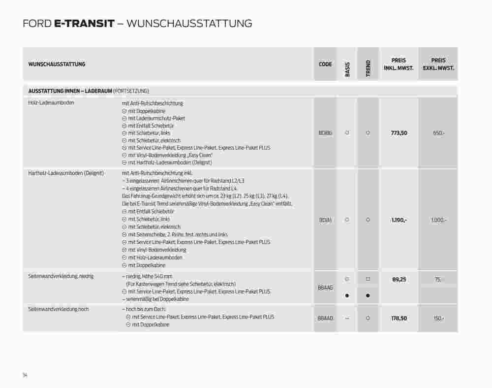 Ford Prospekt (ab 07.09.2023) zum Blättern - Seite 34