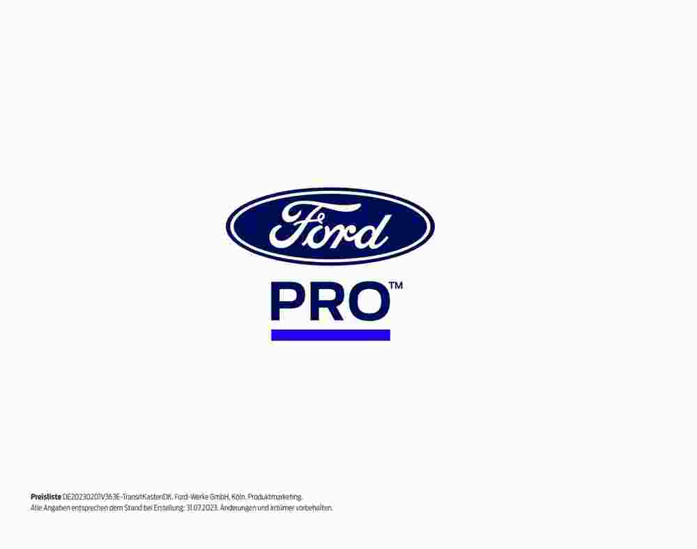 Ford Prospekt (ab 07.09.2023) zum Blättern - Seite 42