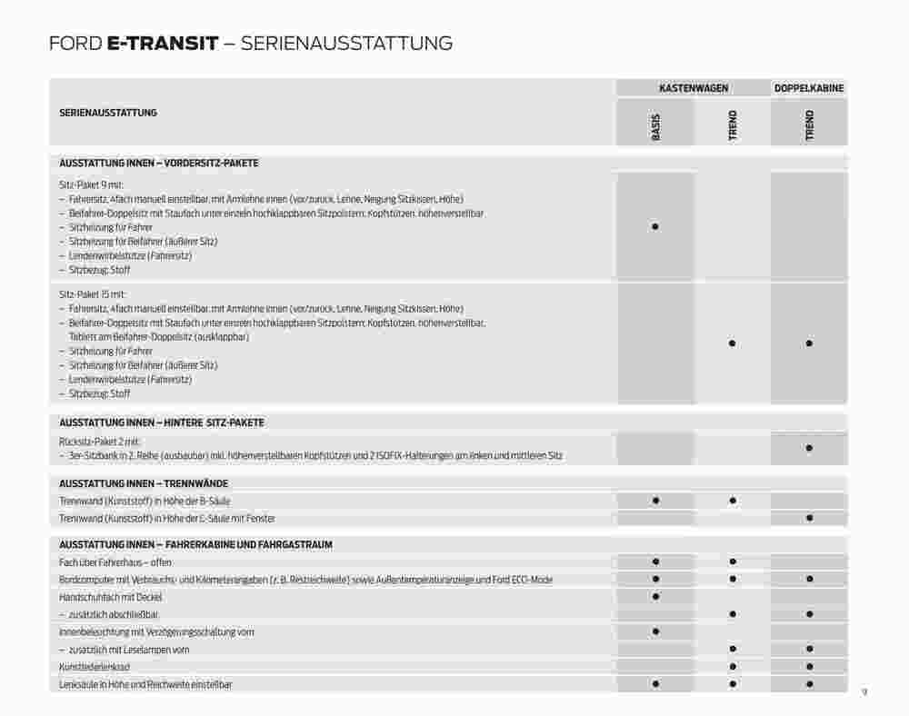 Ford Prospekt (ab 07.09.2023) zum Blättern - Seite 9