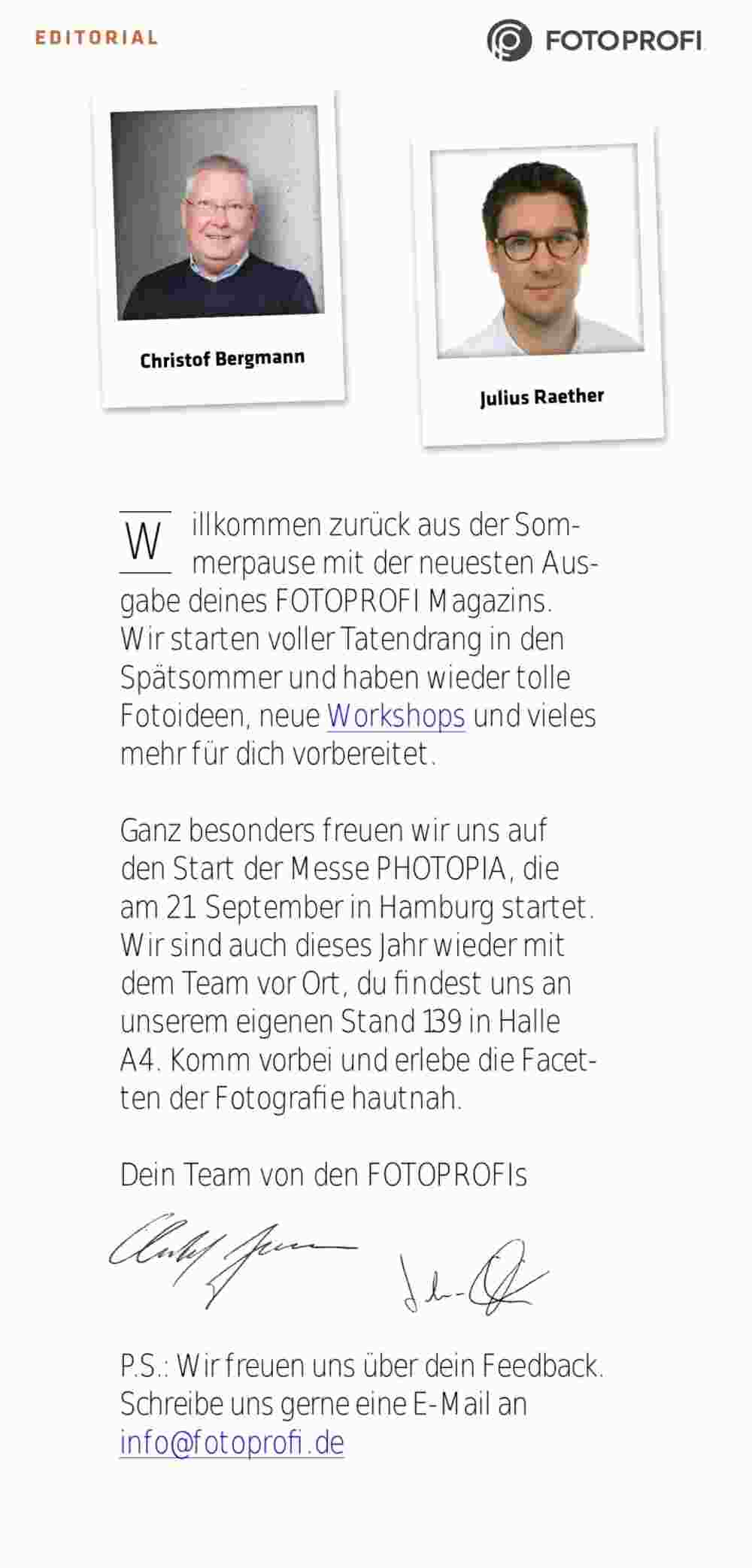 Fotoprofi Prospekt (ab 09.09.2023) zum Blättern - Seite 2