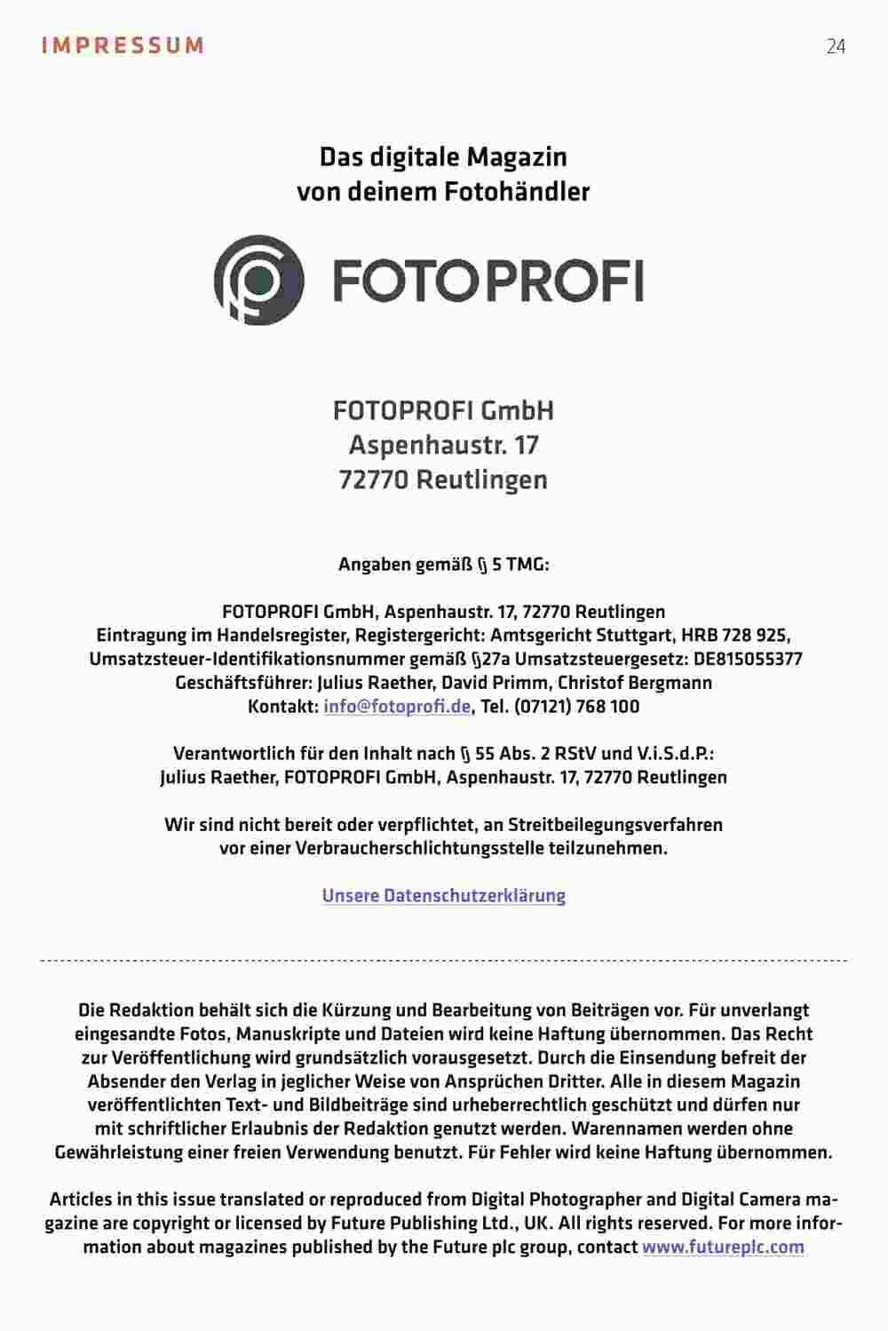 Fotoprofi Prospekt (ab 09.09.2023) zum Blättern - Seite 24