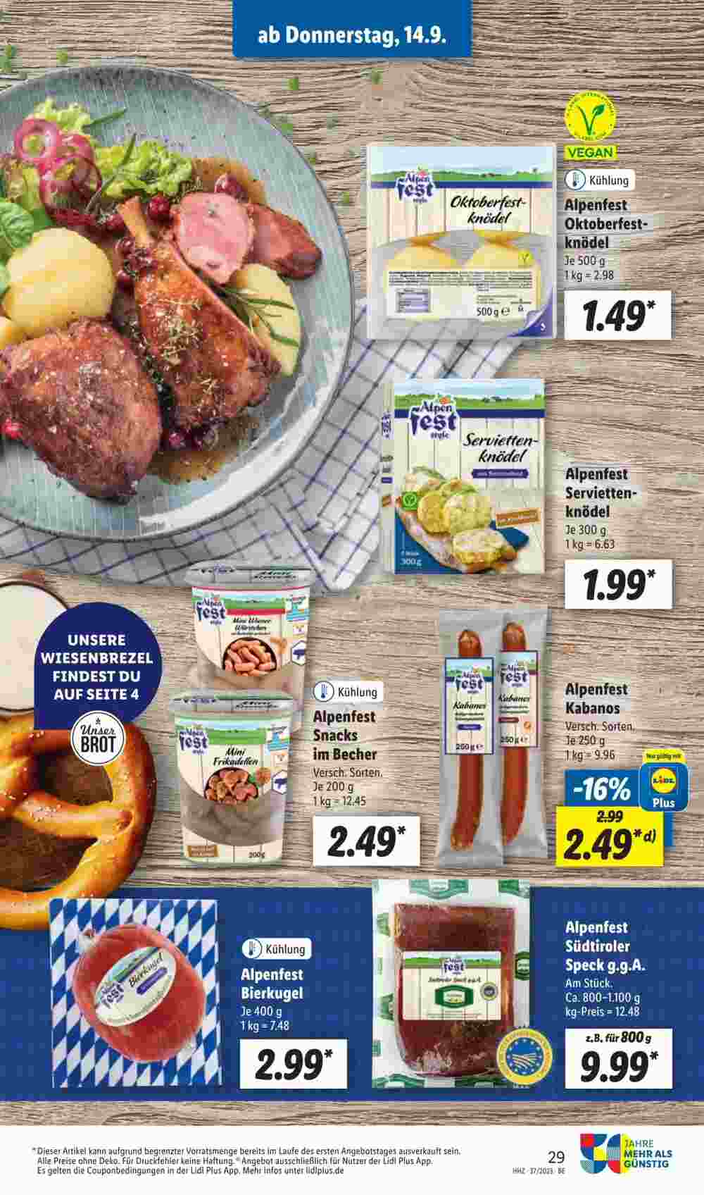 Lidl Prospekt (ab 11.09.2023) zum Blättern - Seite 45