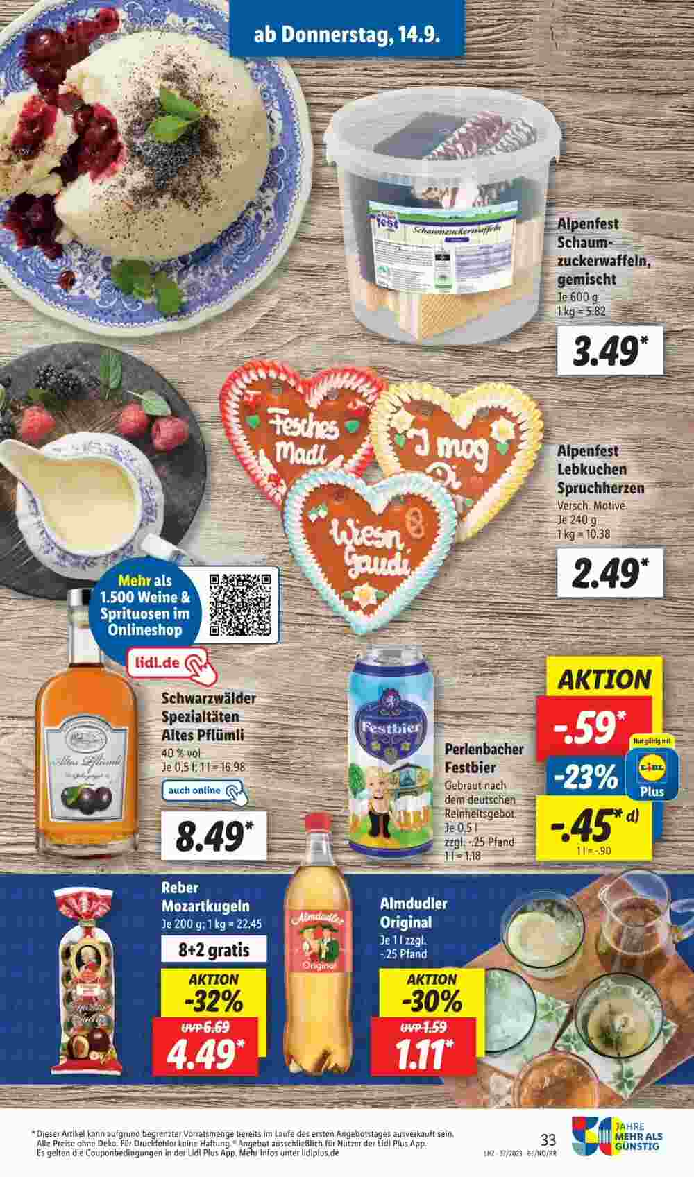 Lidl Prospekt (ab 11.09.2023) zum Blättern - Seite 49