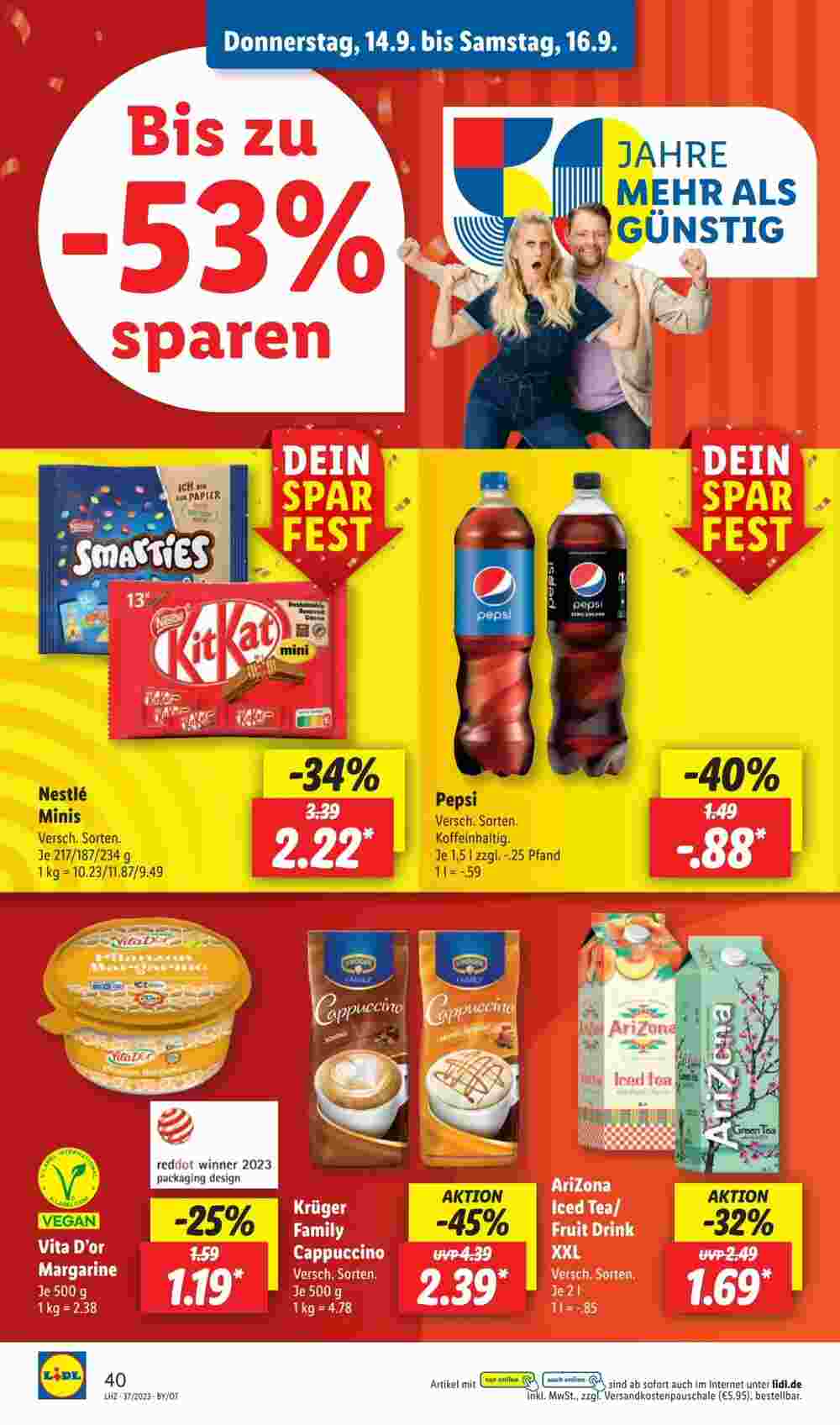 Lidl Prospekt (ab 11.09.2023) zum Blättern - Seite 52