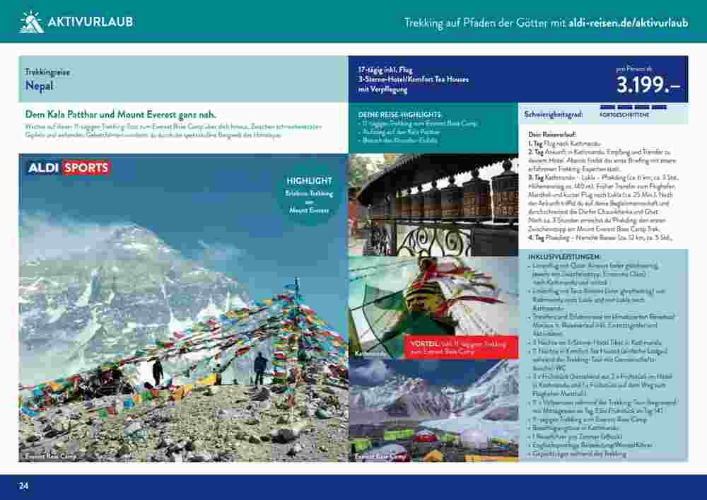 Aldi Süd Reisen Prospekt (ab 12.09.2023) zum Blättern - Seite 24
