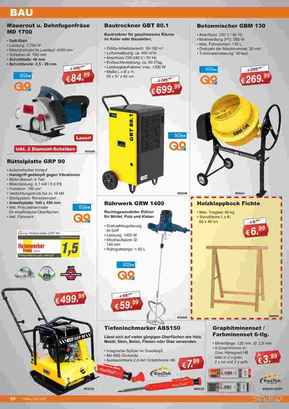 Stabilo Fachmarkt Prospekt (ab 13.09.2023) zum Blättern - Seite 10