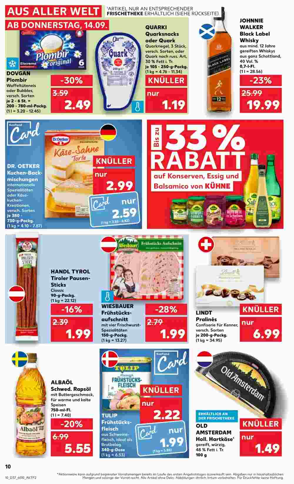 Kaufland Prospekt (ab 14.09.2023) zum Blättern - Seite 10