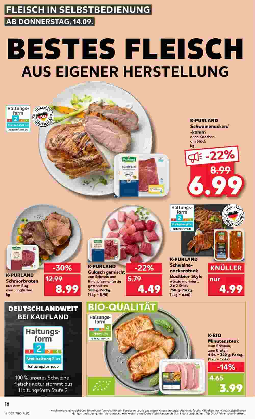 Kaufland Prospekt (ab 14.09.2023) zum Blättern - Seite 16