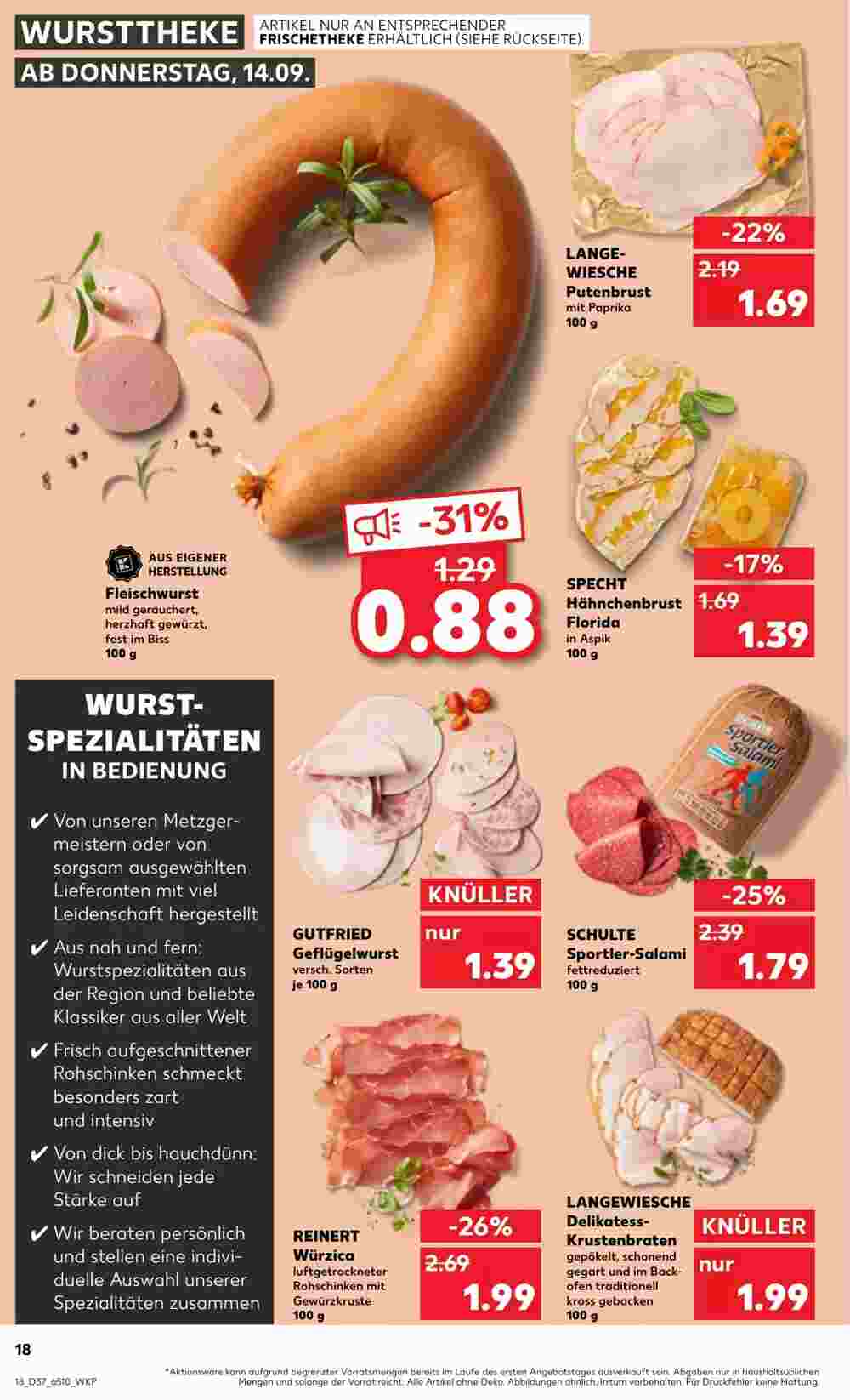 Kaufland Prospekt (ab 14.09.2023) zum Blättern - Seite 18