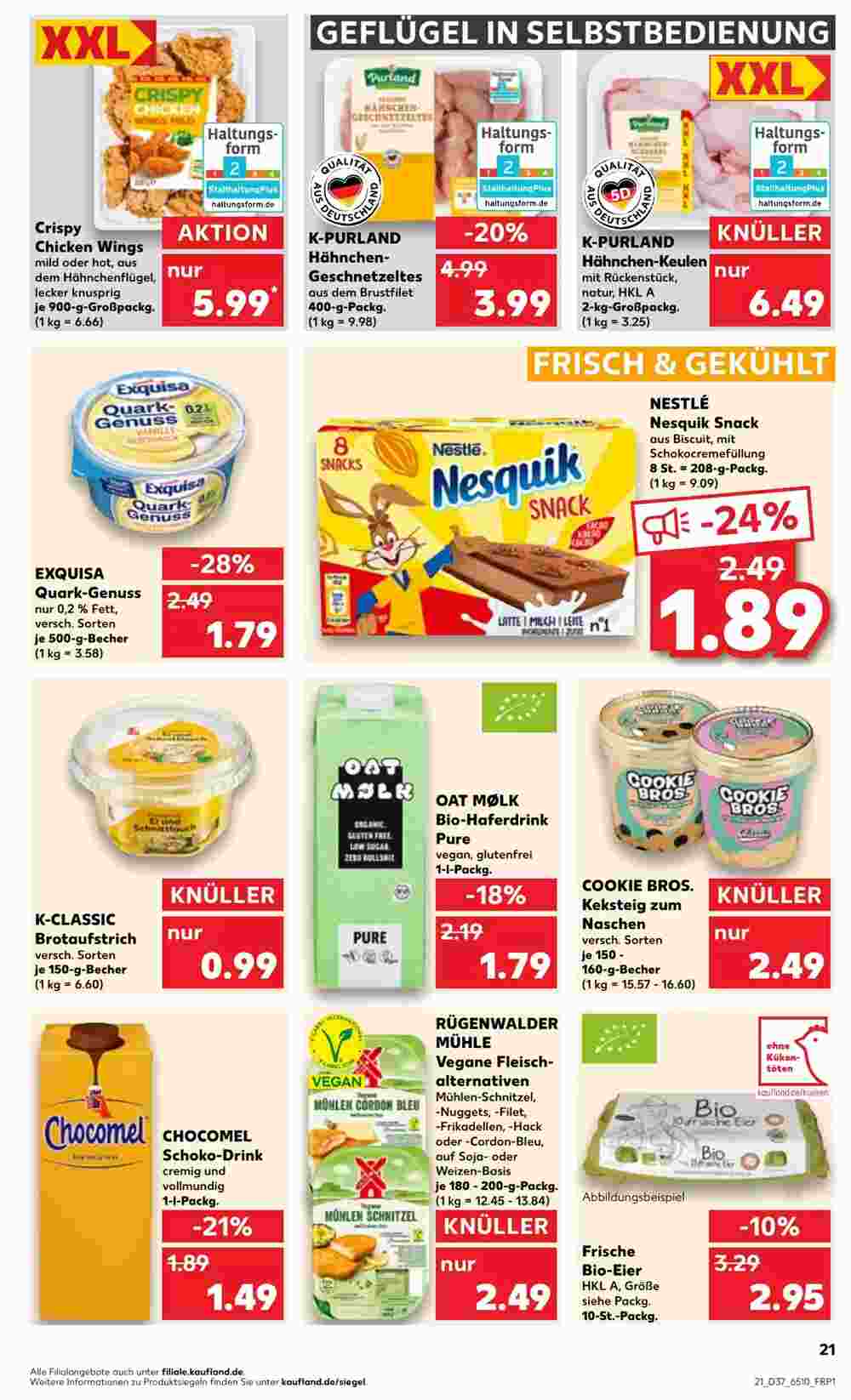 Kaufland Prospekt (ab 14.09.2023) zum Blättern - Seite 21