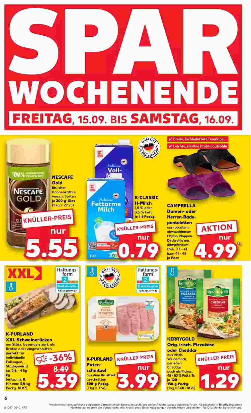 Kaufland Prospekt (ab 14.09.2023) zum Blättern - Seite 6