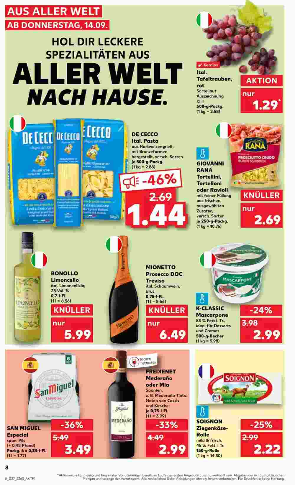 Kaufland Prospekt (ab 14.09.2023) zum Blättern - Seite 8