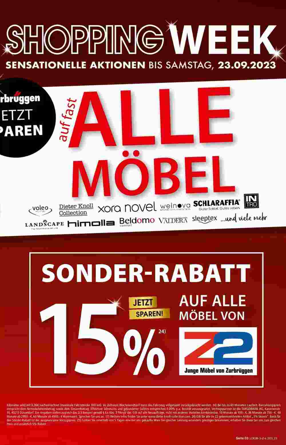 Zurbrüggen Prospekt (ab 15.09.2023) zum Blättern - Seite 3