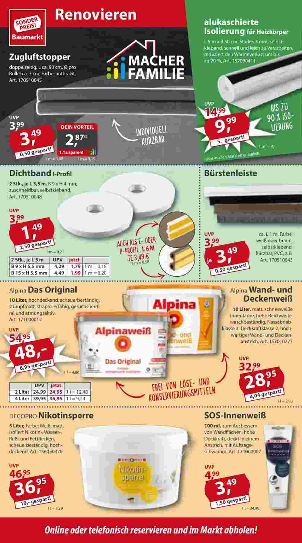 Sonderpreis Baumarkt Prospekt (ab 16.09.2023) zum Blättern - Seite 14