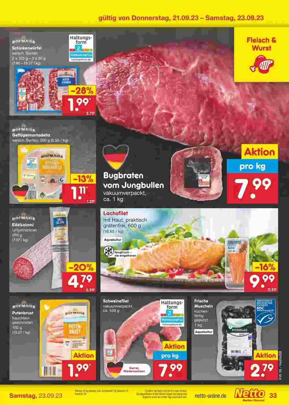 Netto Marken-Discount Prospekt (ab 17.09.2023) zum Blättern - Seite 39