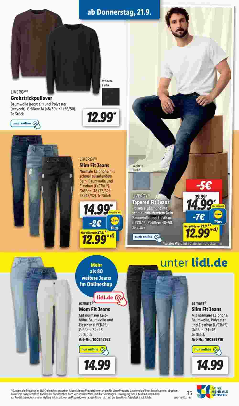 Lidl Prospekt (ab 18.09.2023) zum Blättern - Seite 21