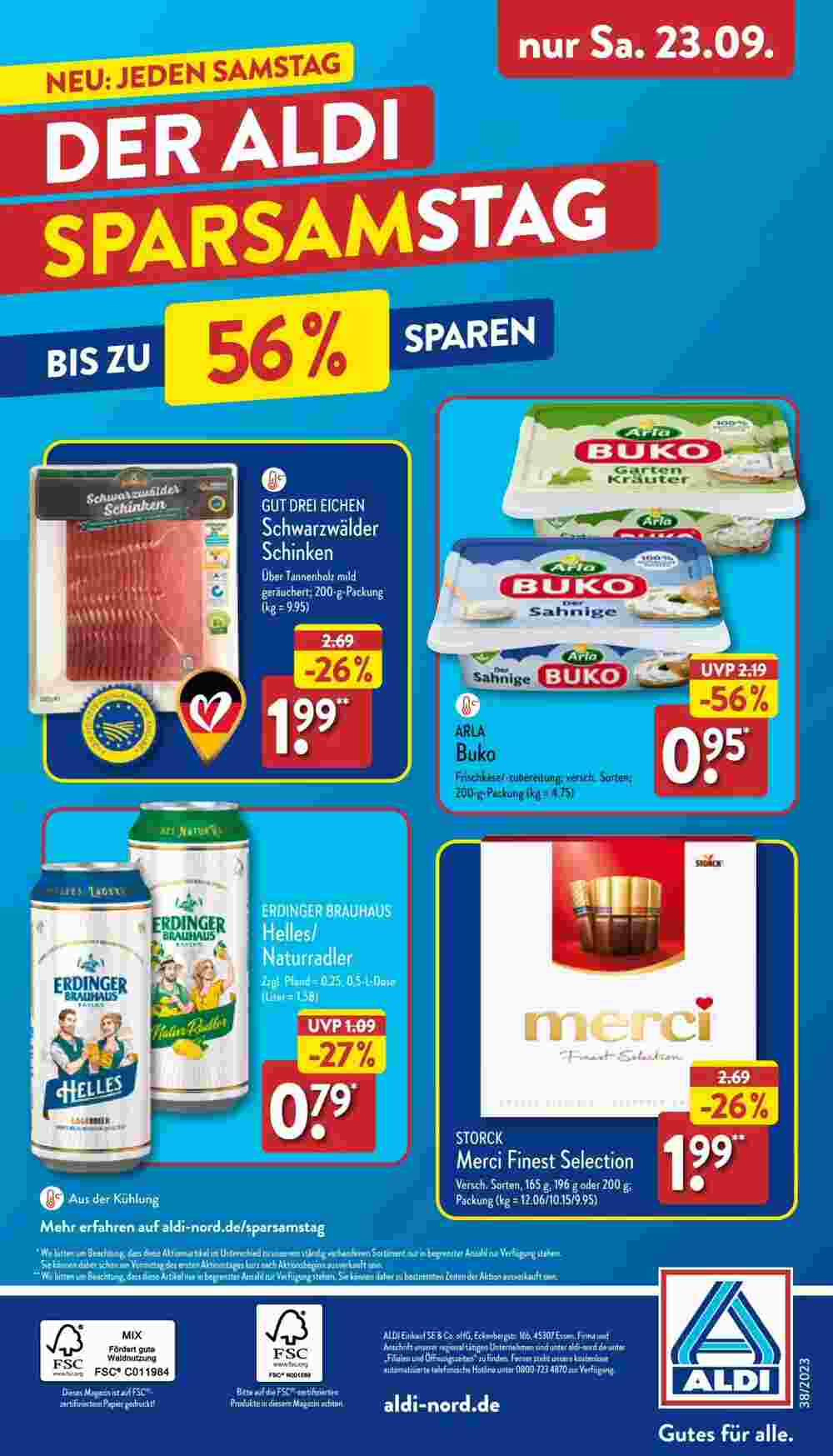 Aldi Nord Prospekt (ab 18.09.2023) zum Blättern - Seite 38