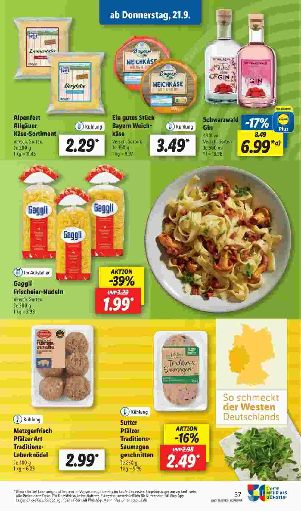 Lidl Prospekt (ab 18.09.2023) zum Blättern - Seite 51