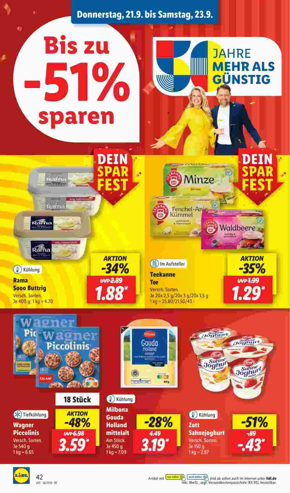 Lidl Prospekt (ab 18.09.2023) zum Blättern - Seite 58