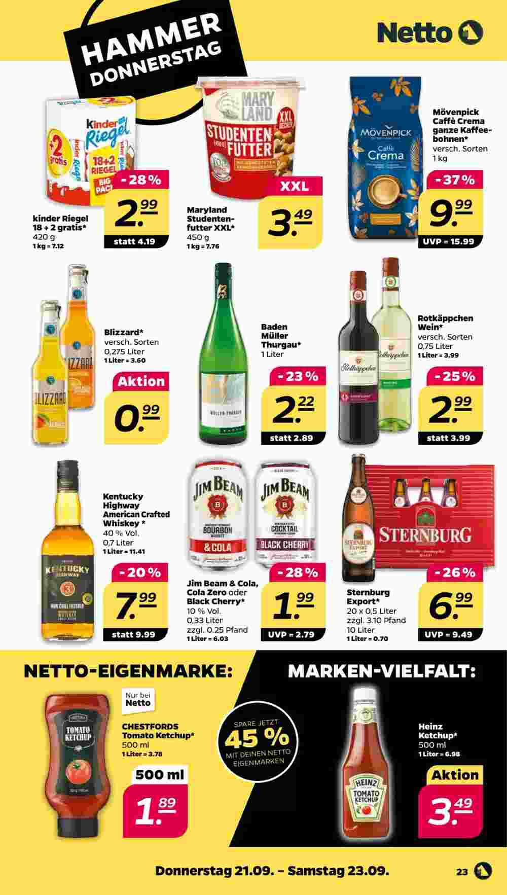 NETTO Prospekt (ab 18.09.2023) zum Blättern - Seite 23