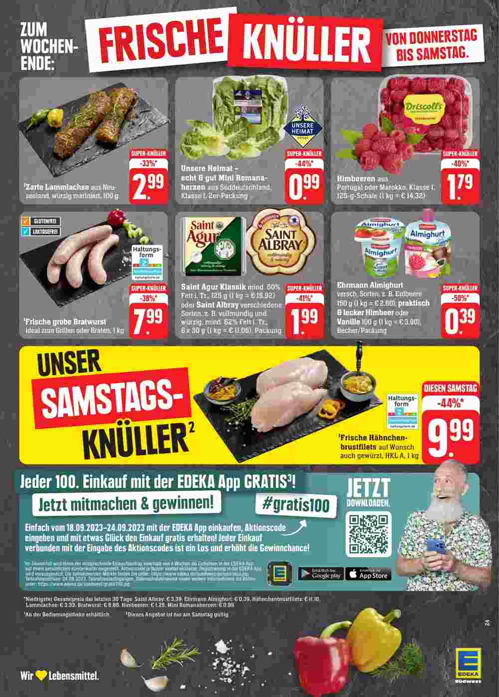 Edeka Neukauf Prospekt (ab 18.09.2023) zum Blättern - Seite 27