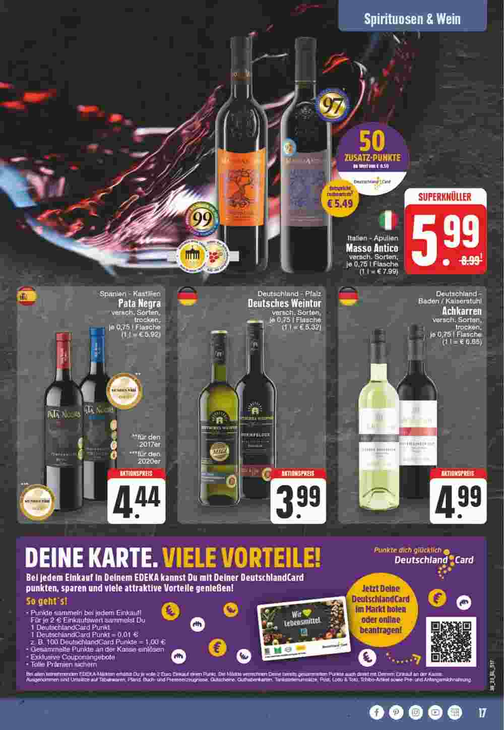 Edeka Wegner Prospekt (ab 18.09.2023) zum Blättern - Seite 17