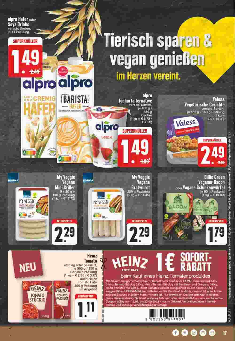 EDEKA Vogl Prospekt (ab 18.09.2023) zum Blättern - Seite 17