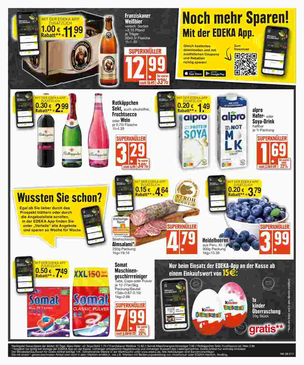 Edeka Scherer Prospekt (ab 18.09.2023) zum Blättern - Seite 11