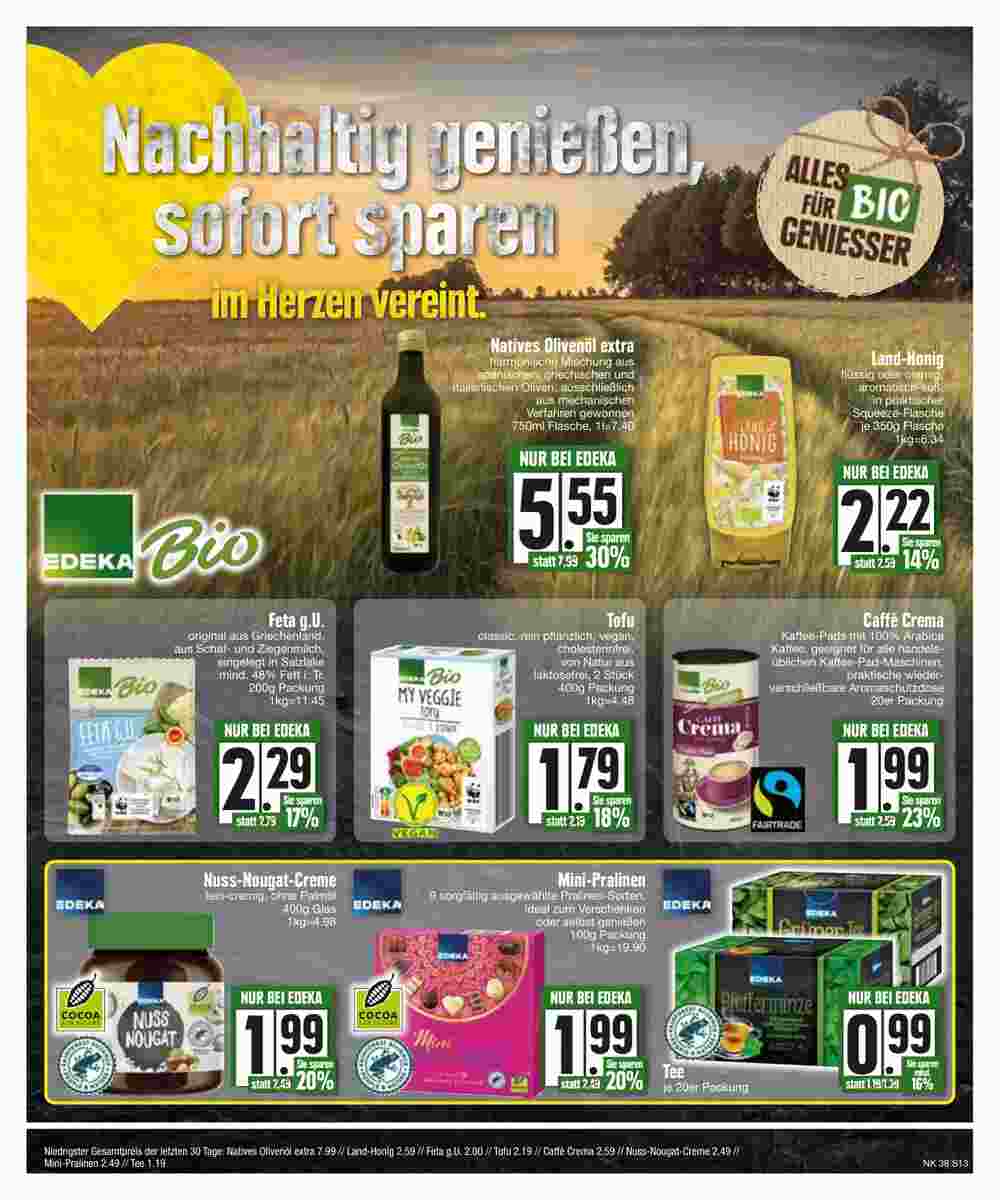 Edeka Scherer Prospekt (ab 18.09.2023) zum Blättern - Seite 13