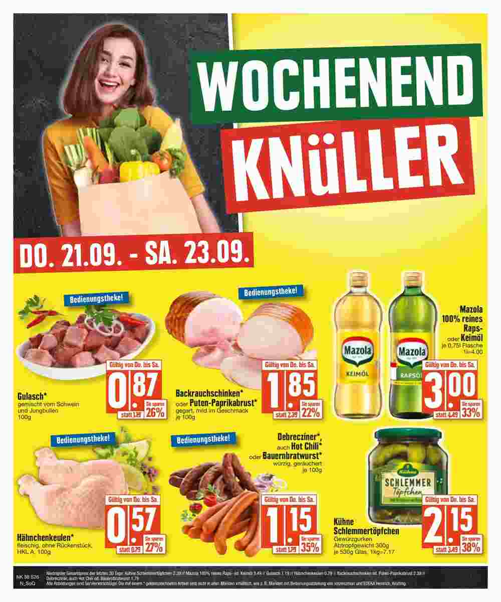 Edeka Scherer Prospekt (ab 18.09.2023) zum Blättern - Seite 26