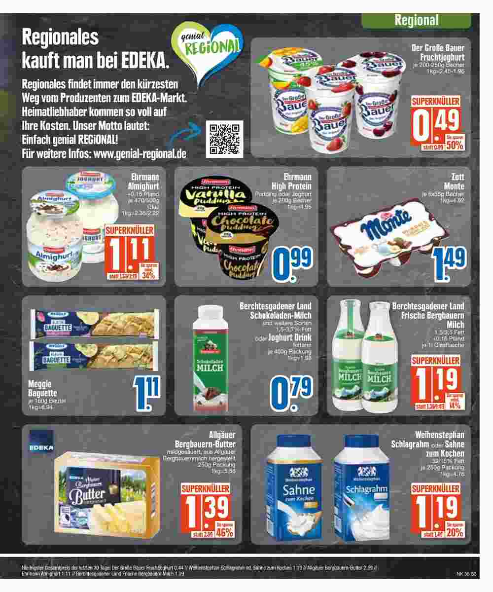 Edeka Scherer Prospekt (ab 18.09.2023) zum Blättern - Seite 3