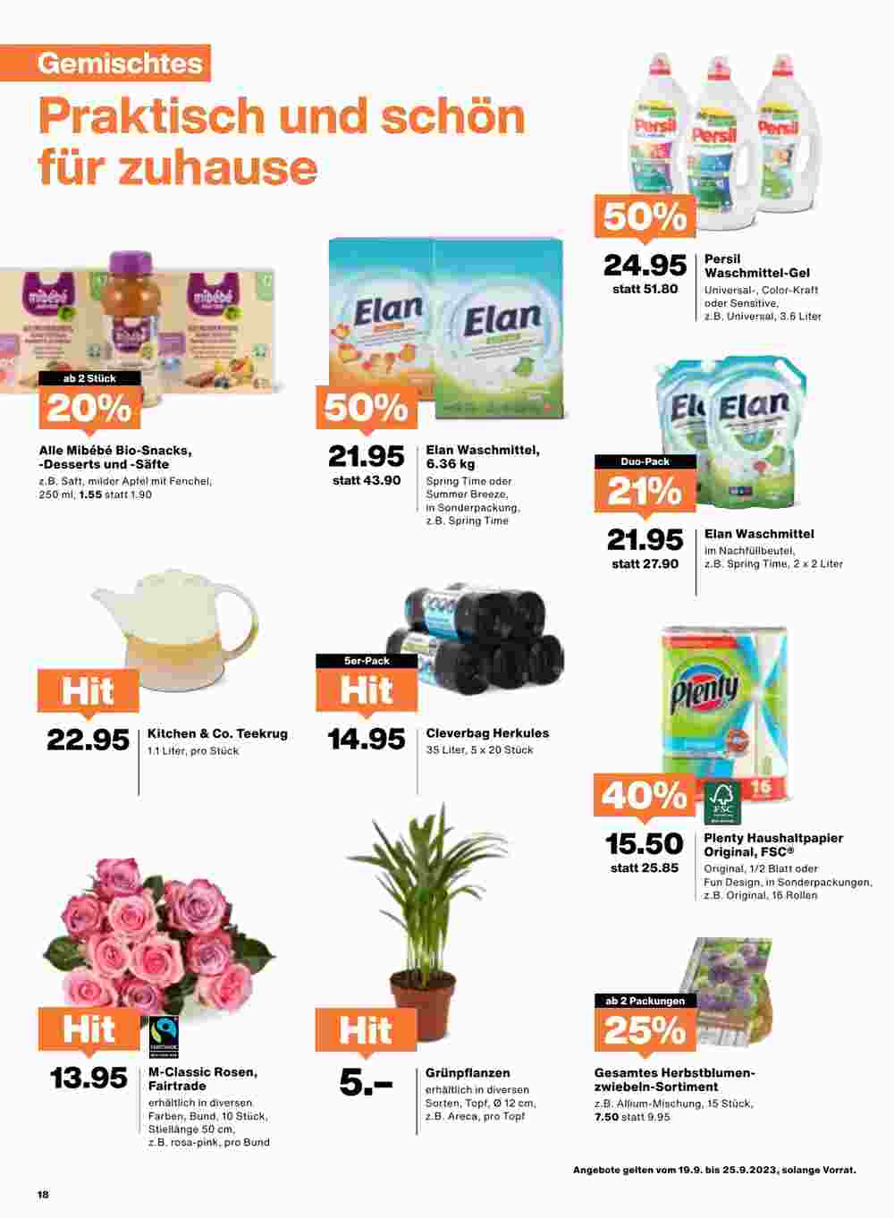 Migros Prospekt (ab 19.09.2023) zum Blättern - Seite 18