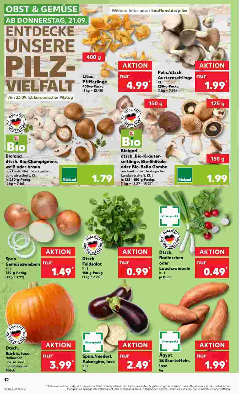 Kaufland Prospekt (ab 21.09.2023) zum Blättern - Seite 12