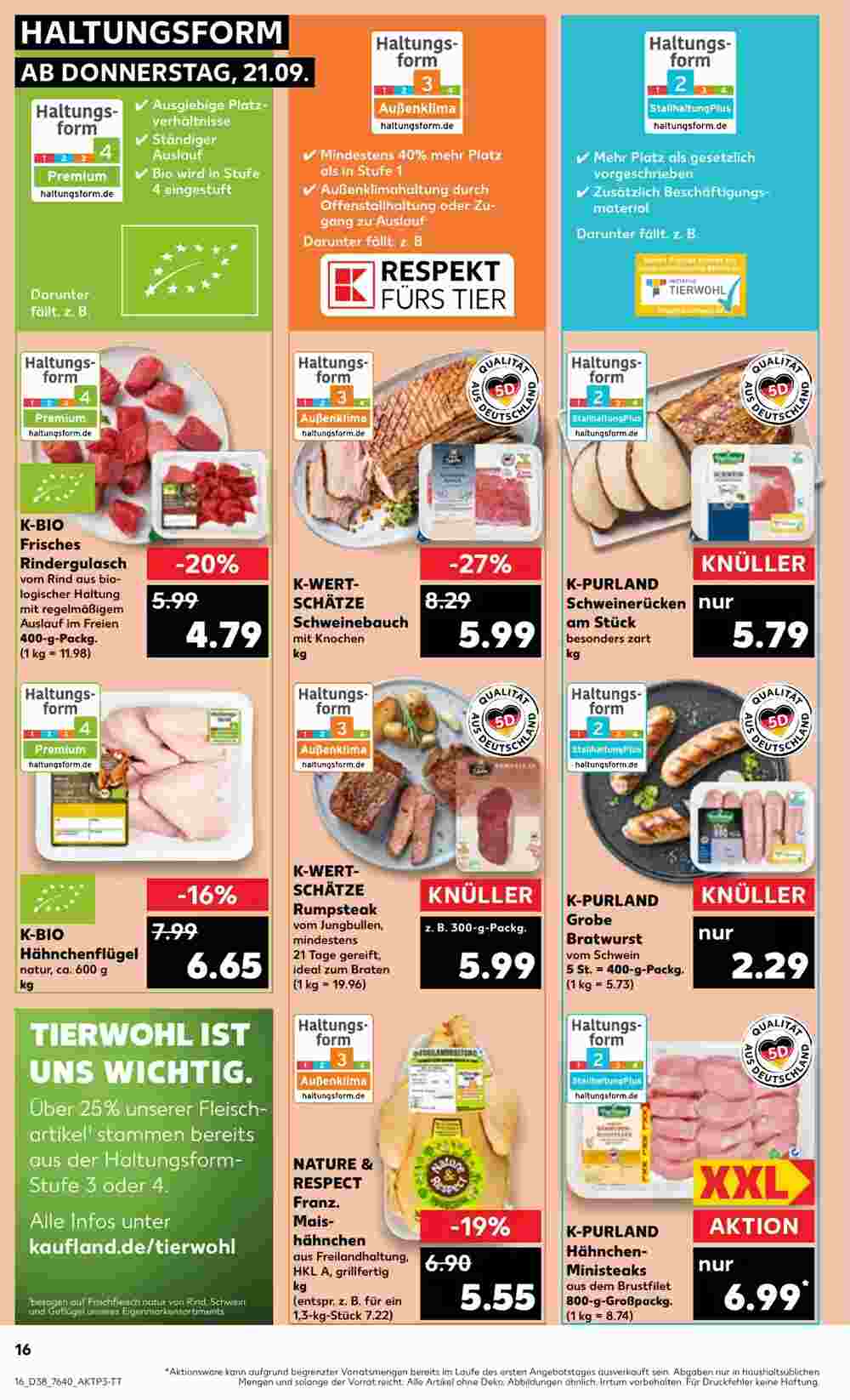 Kaufland Prospekt (ab 21.09.2023) zum Blättern - Seite 16